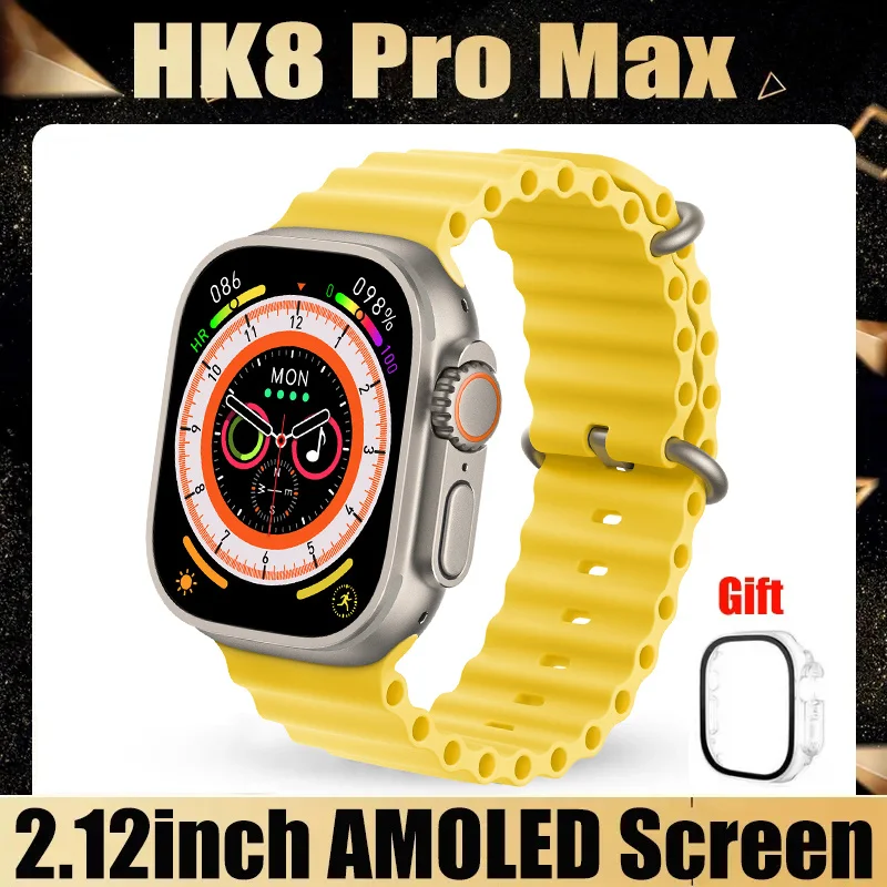 2023 New HK8 Pro Max Ultra Smart Watch Men Series 8 49mm 2.12 Inch High  Refresh