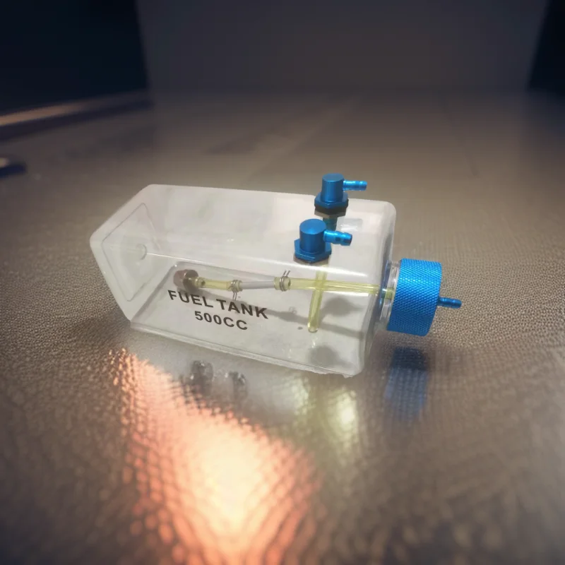 Serbatoio Carburante Benzina Bottiglia Di Plastica Trasparente 300CC Cnc Per Rc Gas E Nitro Airplane