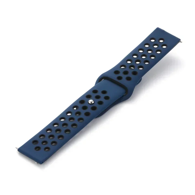 Silicone Sports Wristband Bracelet - 20mm/22mm Adjustable Strap