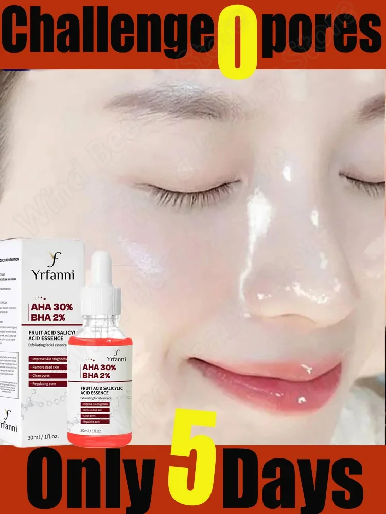 Salicylic Acid Pore Shrinking Serum Oil Control Moisturize Nourish Essence Anti Aging Smooth Pores Brighten Whitening Skin Care