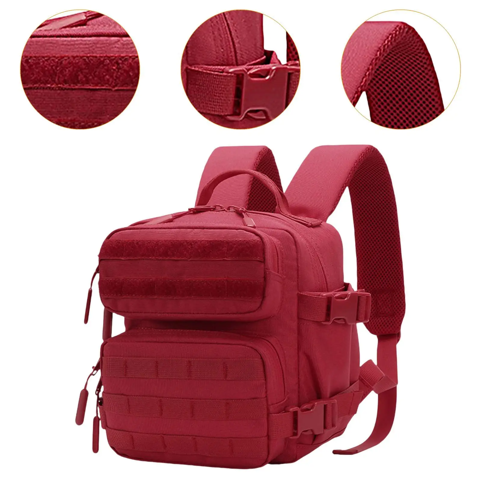 Camping Backpack Backpack Adjustable Shoulder Strap Multipurpose 9L Hiking Rucksack Travel Backpack for Hiking, Travel 5