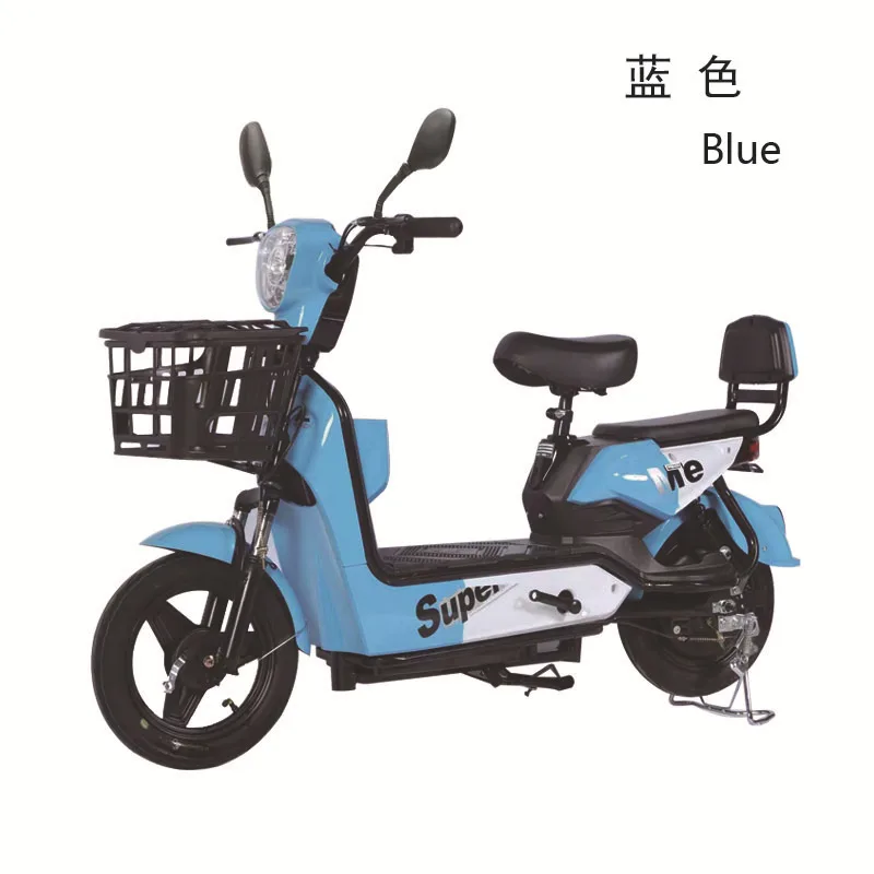 Electric Motorcycle Factory 48V20ah 240W Two-Wheel Electric Bike Adult Lithium Battery Motorbike Motocicleta