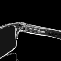 Lunettes presbytes vintage transparentes en résine argentée, monture en plastique, miroir plat, lunettes de lecture 2