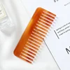 Korean Fashion Design Hair Comb Wide Teeth Acetate Hairdressing Comb Anti-static Massage Hairbrush Colorful Hair Styling Tools 6