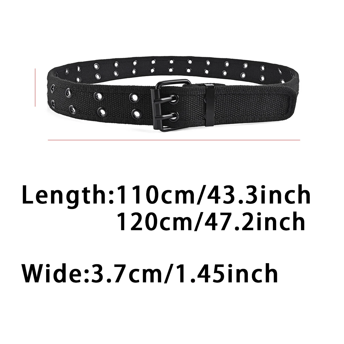 Men's Double Row Needle Buckle Woven Belt Women's Belt Leisure Sports Outdoor Work with Cargo Pants Jeans mens belt jeans belts