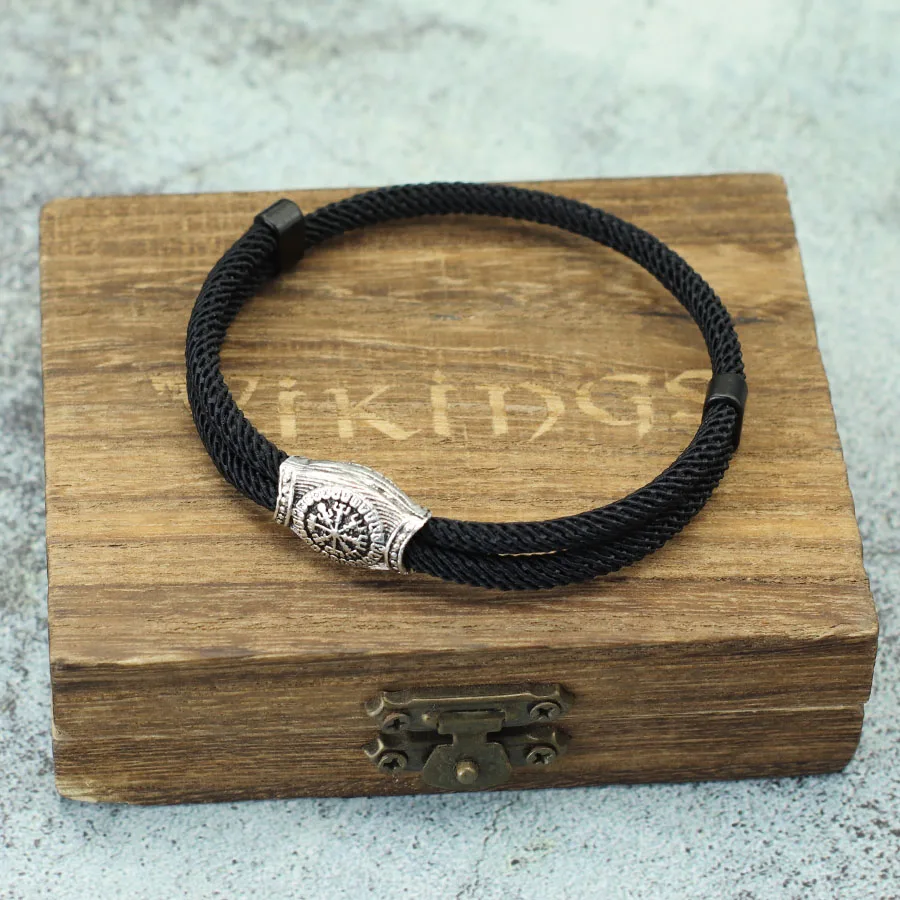 Adjustable Rope Viking Bracelet for Men
