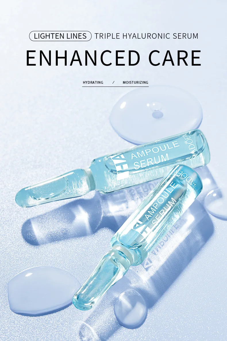 Ampoule bottle close-up