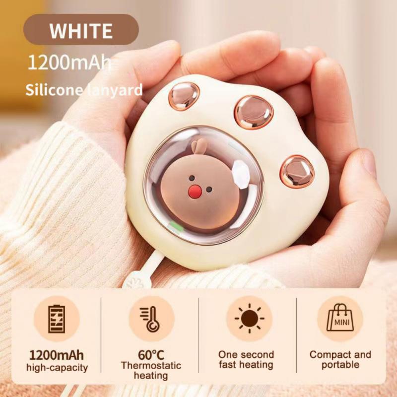 Cute Portable Electric Warmer For Women's Hands Baby's Feet Rechargeable Heat Bag Twice As Practical Stove Hand Warmers