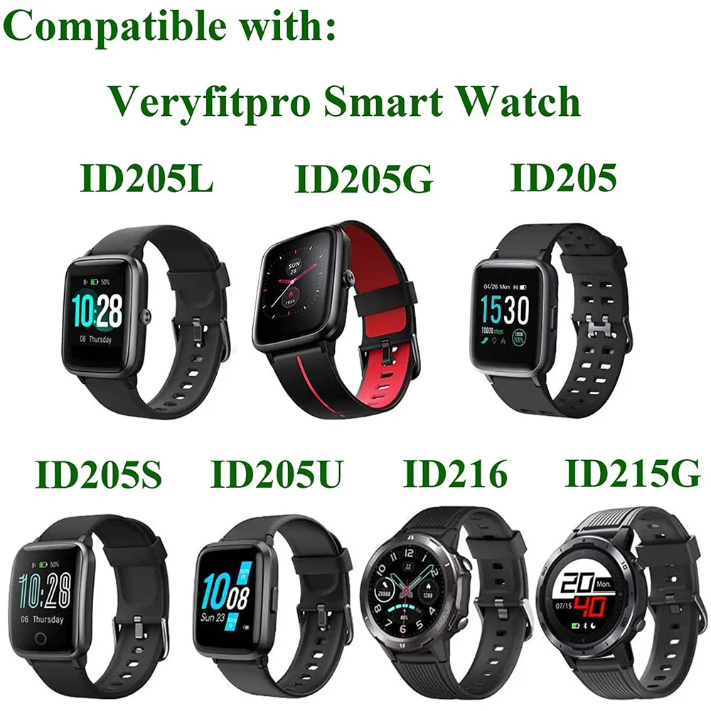 LvBu Cinturino In Acciaio Inox 304 Con Strass Per UMIDIGI Uwatch3/GT/Ufit, Sgancio Rapido, Argento