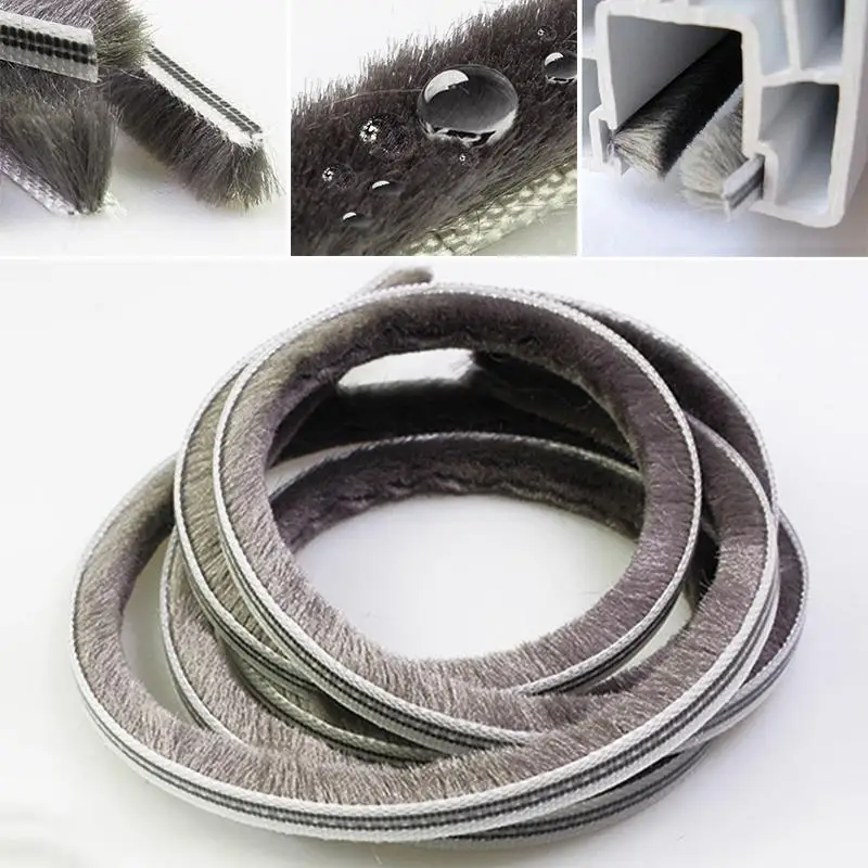 Description Picture 5 of item1*Seal Strip(10m) Sliding Door Casement Draught Excluder Brush Pile Seal Strip Weatherstrip 5mm*8mm High Quality