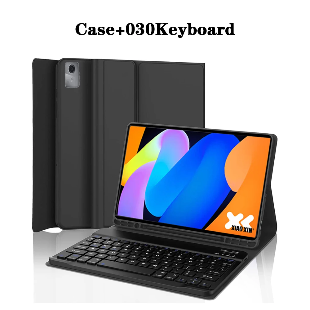 Enhanced Magnetic Keyboard Case with Detachable Bluetooth Functionality