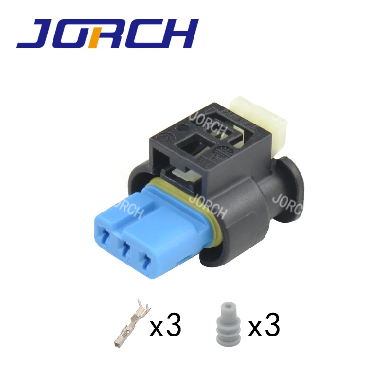 Sensor Fêmea Impermeável da Posição da Árvore de Cames do Motor do Conector do Chicote de Fios do Fio do Automóvel de Pinos para vw 805121523