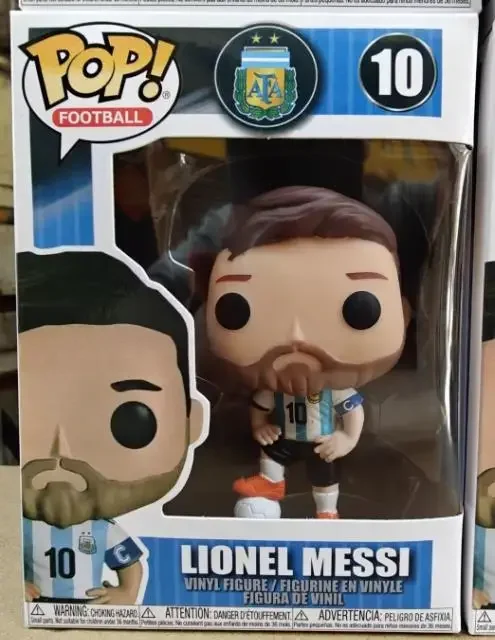 thumbnail image 5 of Figura de vinilo Funko Pop Football Star Lionel Messi n.° 10 n.° 50 Colección Edición limitada Modelo Juguetes para niños Regalo de cumpleaños, 5 of 5