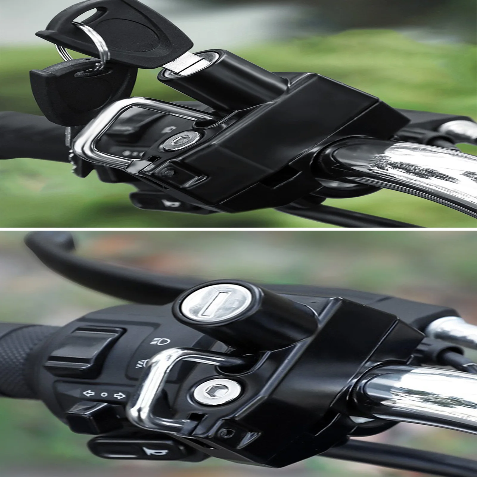 MotorcycleHelmetsLockTamperProofHelmetsSecurityLockAntiTheft
