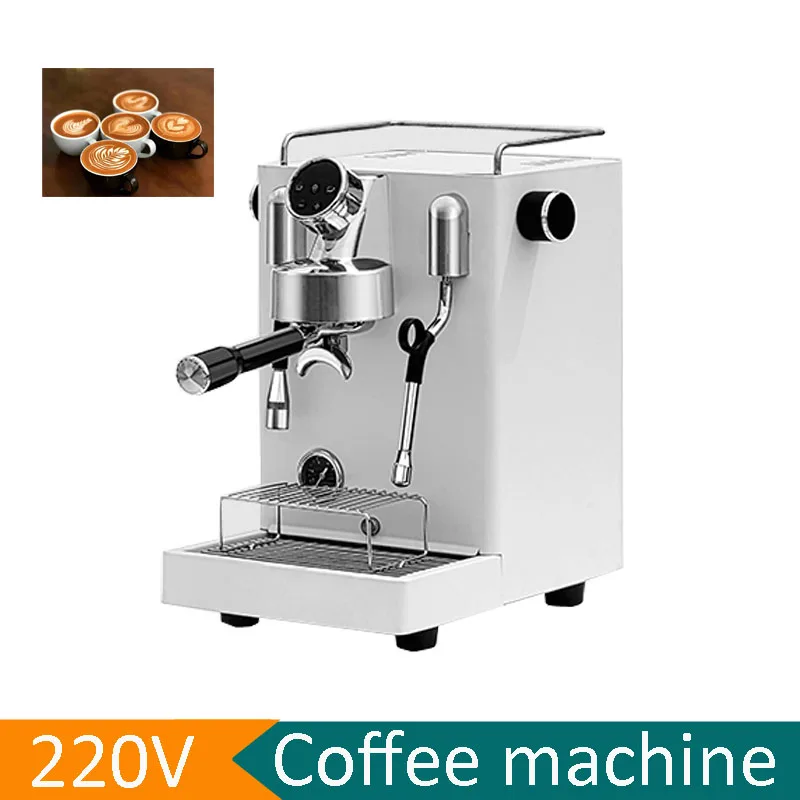 Espresso Machine With Milk Froth Steam Stainless Steel Espresso CappuccinoWith Three-hole Steam Home and Commercial Coffee Maker