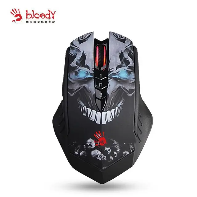 Bloody R80 PLUS 2.4GHz Wireless Bluetooth Gaming Esports Mouse 26000DPI 8 Buttons FC LOL Computer Mice for Gaming Laptop Desktop 6