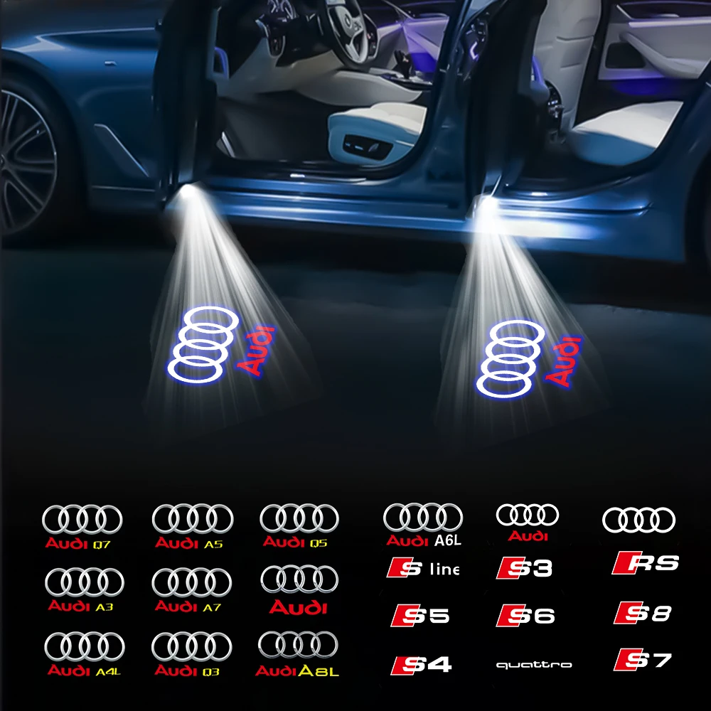 Enhanced Car Logo Door LED Welcome Lamp Laser Projector Light