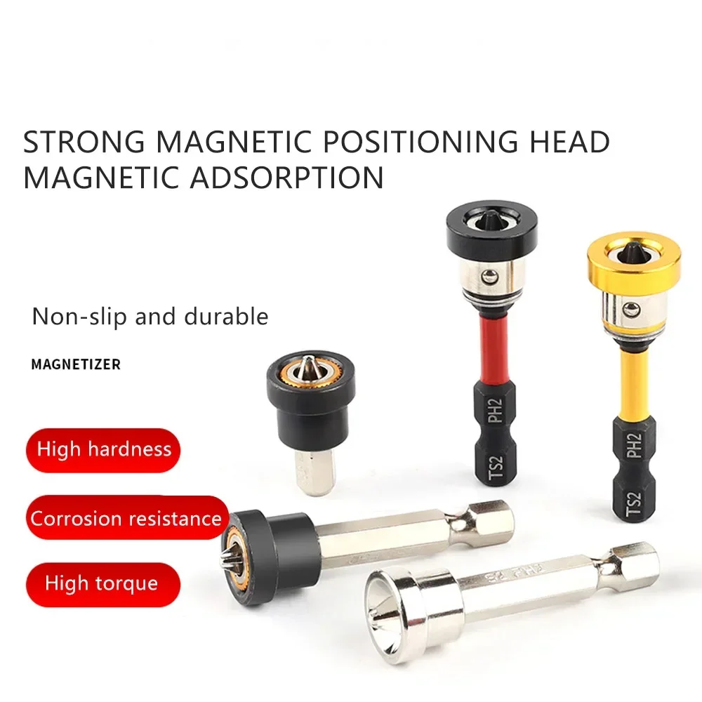 Magnetic Drywall Screw Bit Kit with S2 Steel and 50mm PH2 Bit
