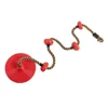 Kid Swing Toy Kid Indoor Outdoor Recreation Swing Large Round Disk Swing for Girl Boy (Red) Kid Toy Swing 5