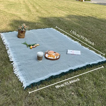 1pc 90-150cm Moisture-proof Portable Mat Picnic Mat for Outdoor Camping Picnic Beach Outdoor Blanket - Perfect for Camping
