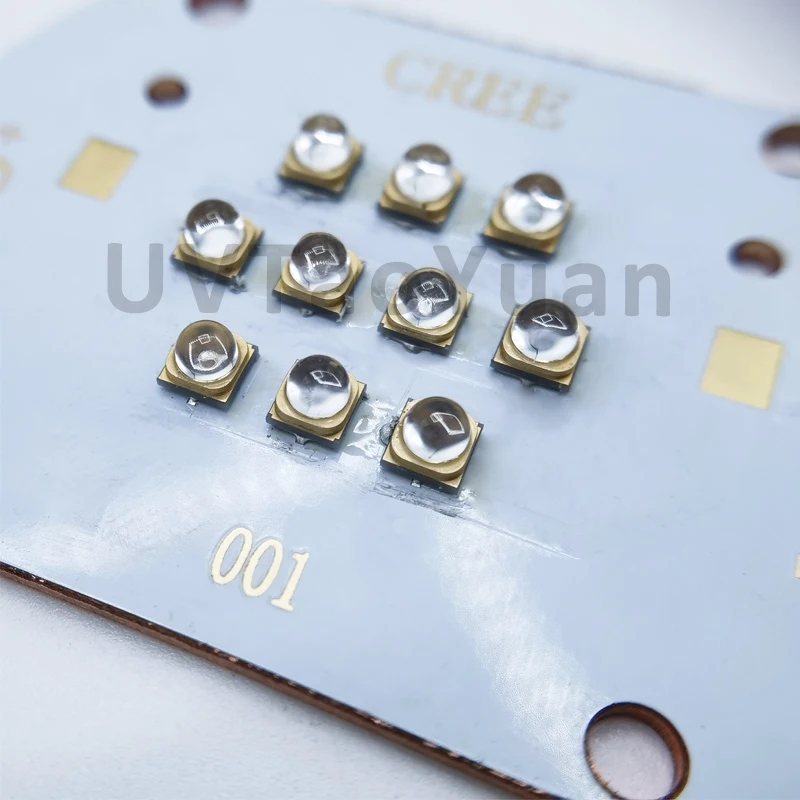 UVTaoYuan 25W UV LED COB 모듈 395nm 잉크 경화 광원, 실험 시험 단계 발표용