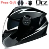 Casque de moto modulable pour homme