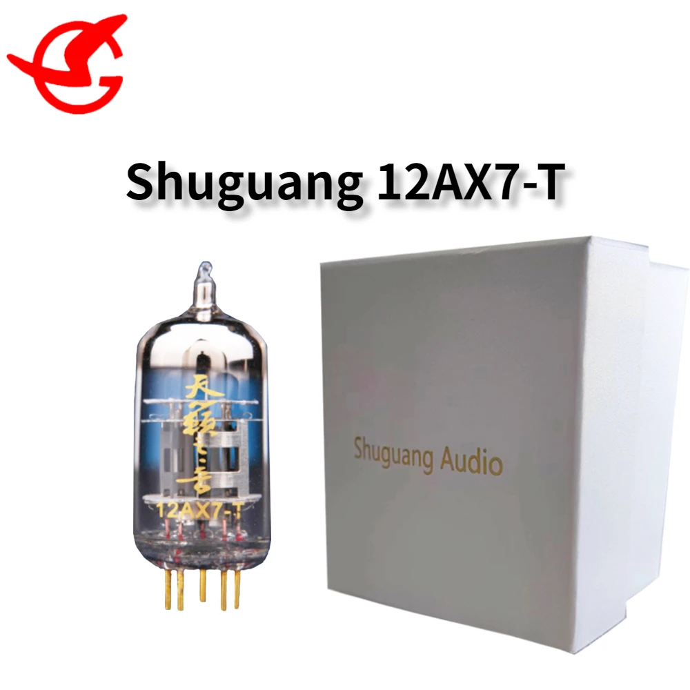 ShuGuang-combinado Quad combinado tubo de vácuo, Pin Ouro, Substitui 12AX7-T, 12AX7-T, ECC83, 6N4