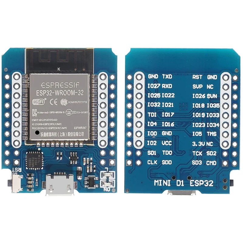 4Pcs D1 ̴ Nodemcu ESP32 ESP-WROOM-32 WLAN Wifi    5V Arduino ȣȯ