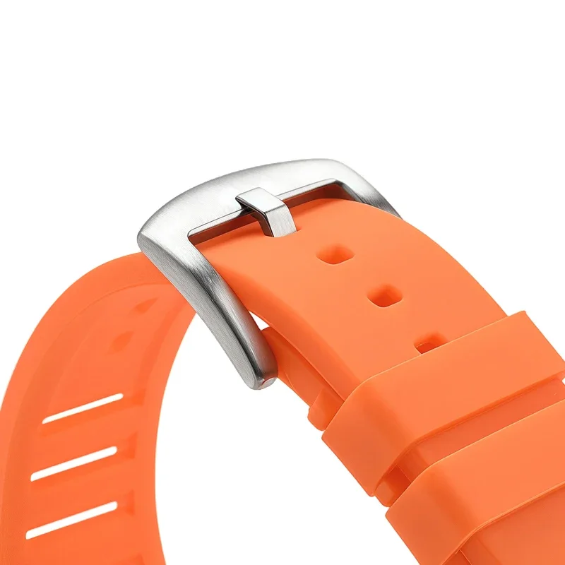 Breathable Silicone Waterproof Sport Watch Band with Quick Release