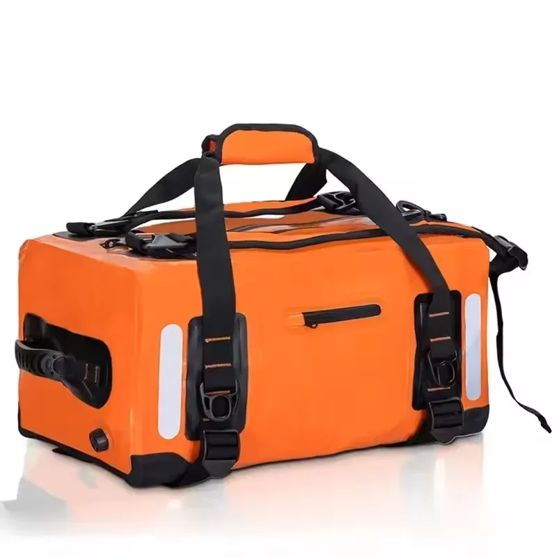 תיק יבש לאופנוע בנפח 40 ליטר, 60 ליטר ו-90 ליטר, עמיד למים, מתאים לטיולים בקיאקינג, מתאים לסירות, מחנאות, גלים וגלישה