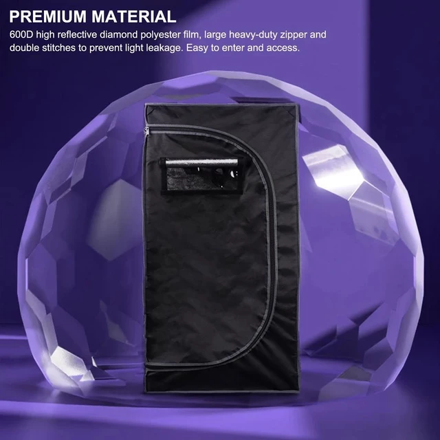 Növénytermesztés Sátor Hidroponikus Termesztése Doboz Üvegházhatású Beltéri Vízálló Növényi Sátorkert 60X 120 Cm-Re Ültetés - Image 5