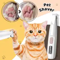 Fully Waterproof Rechargeable Pet Shaver with LED Light Cats Hair Trimmer Dog Hair Care Supplies Safe Dog Clippers for Grooming 2
