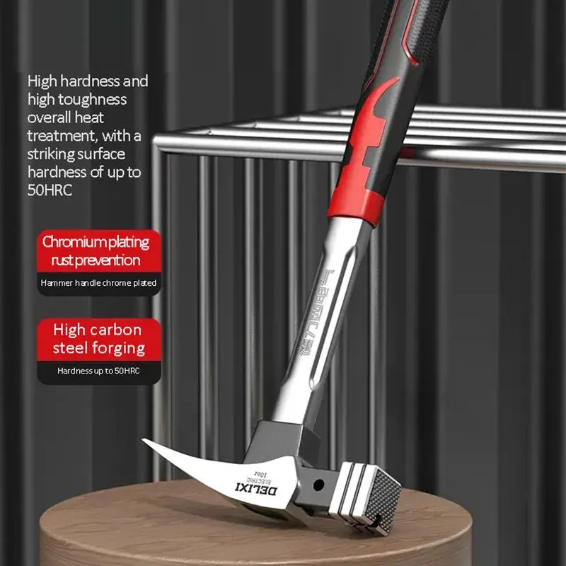DELIXIELECTRICClawHammerWoodworkingHammerNailUpToolMulti