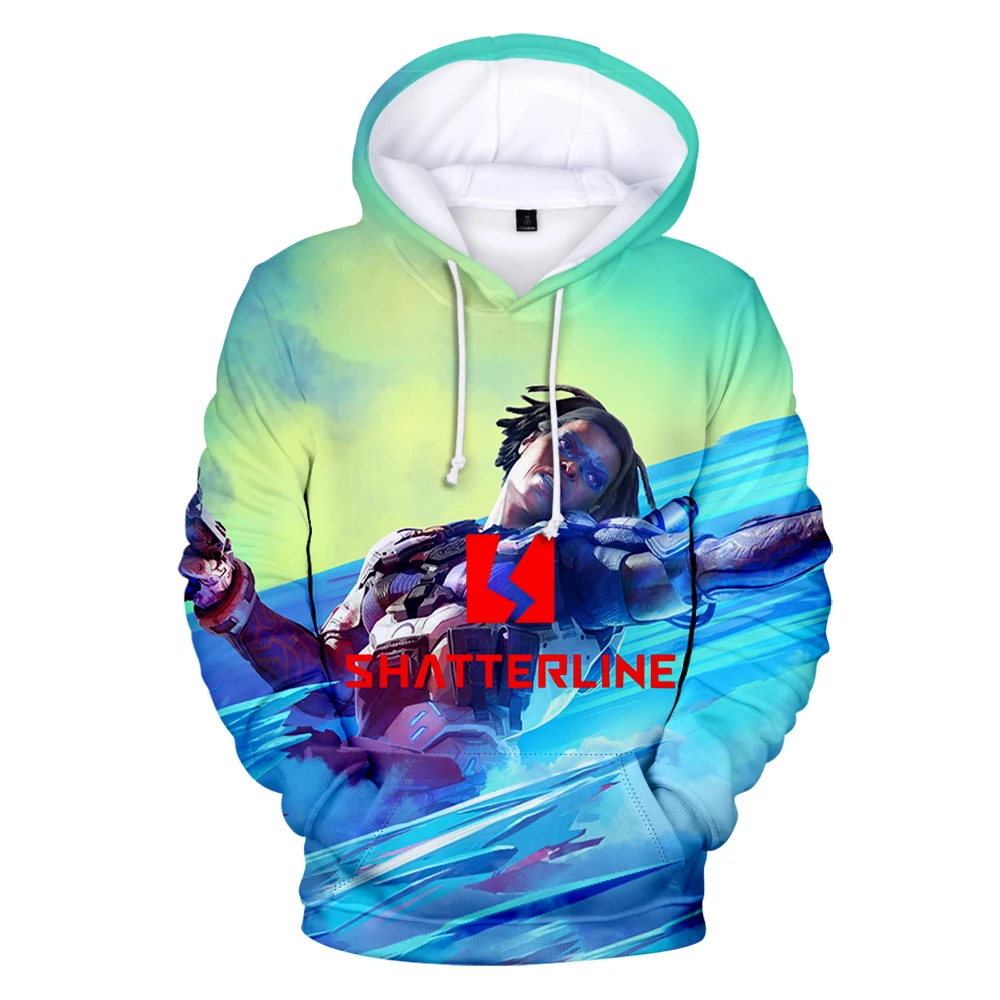 Shatterline Game Hoodie Long Sleeve Women Men Hooded Sweatshirt Harajuku Streetwear Hot Game 3D Clothes
