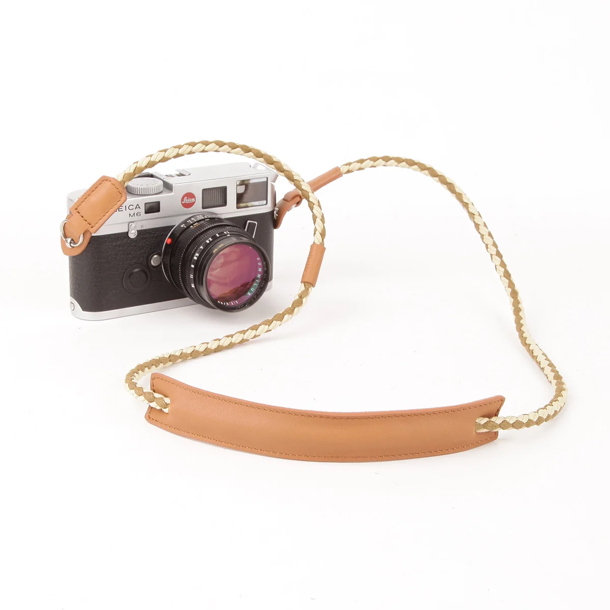 Cinturino Per Fotocamera In Vera Pelle Intrecciato A Mano Per Leica M10 Q Q2 Fujifilm Xt20 Xt30 X100V Xe4 Ricoh Gr Gr3 Nikon Z6 Z7 Sx10 Canon G7X