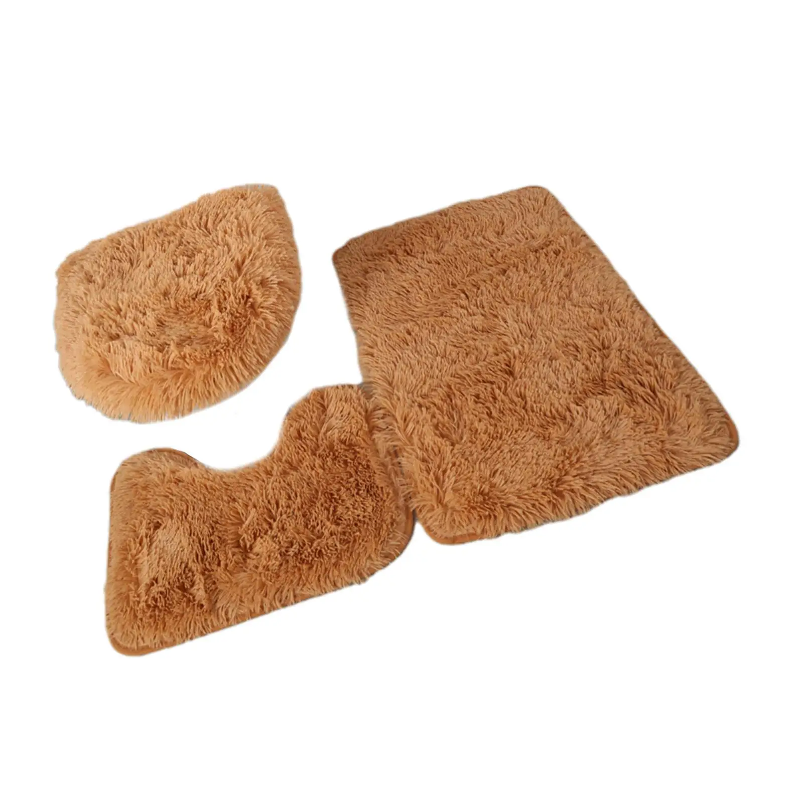 3x Absorbent Bath Rugs Set Toilet Lid Cover Bath Mat U Shape 3x Absorbent Bath Rugs Set Toilet Lid Cover Bath Mat U Shape