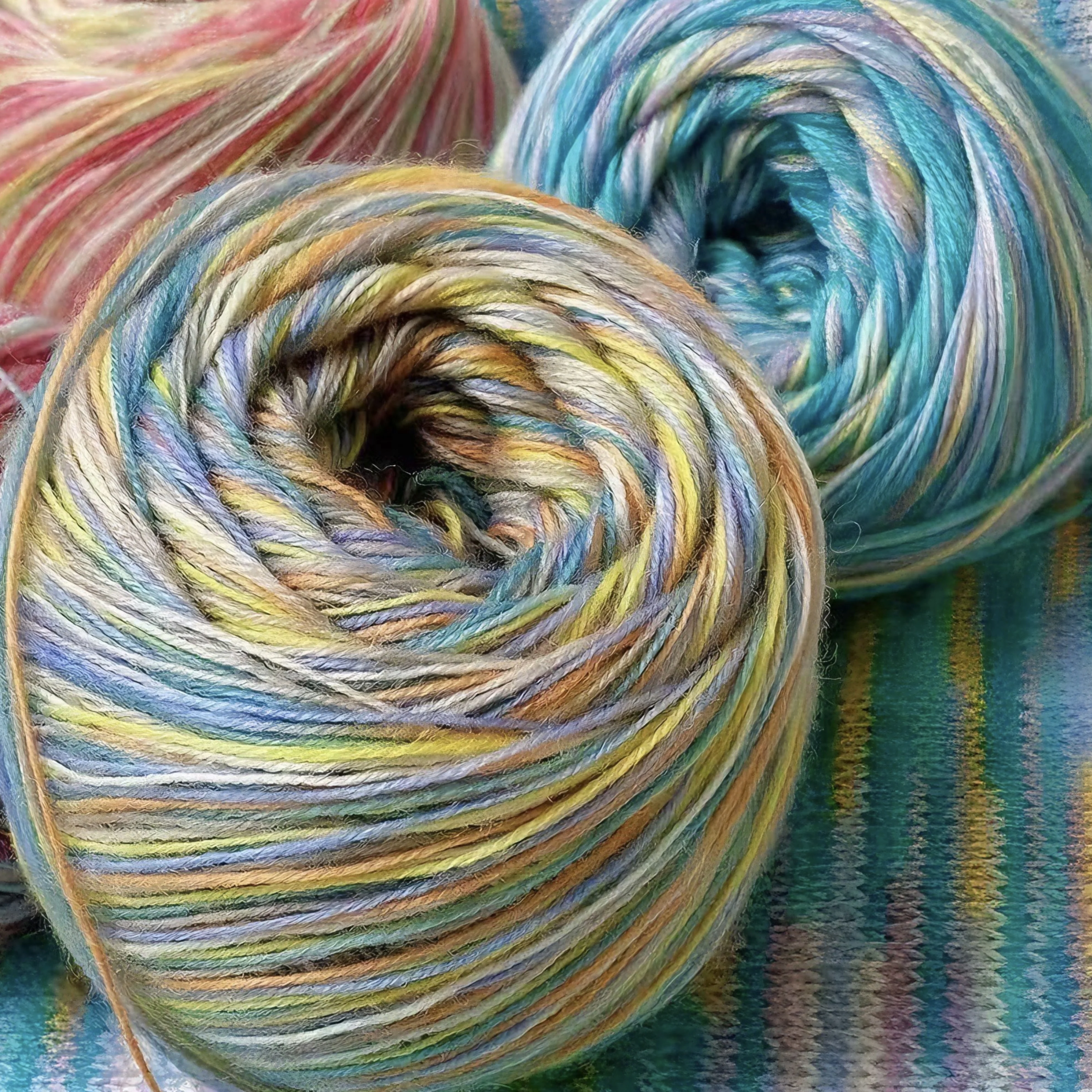 50g Per Roll Partially Dyed Merino Wool Yarn Soft and Delicate in Texture Ideal for DIY Knitting of Scarves Shawls and Sweaters 4