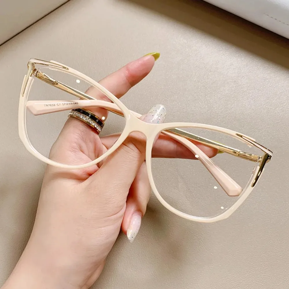 Anti Blue Light Eyewear Fashion Luxury Transparent Computer Glasses Frame Women Men  Brand Designer Optical Spectacle Glasses