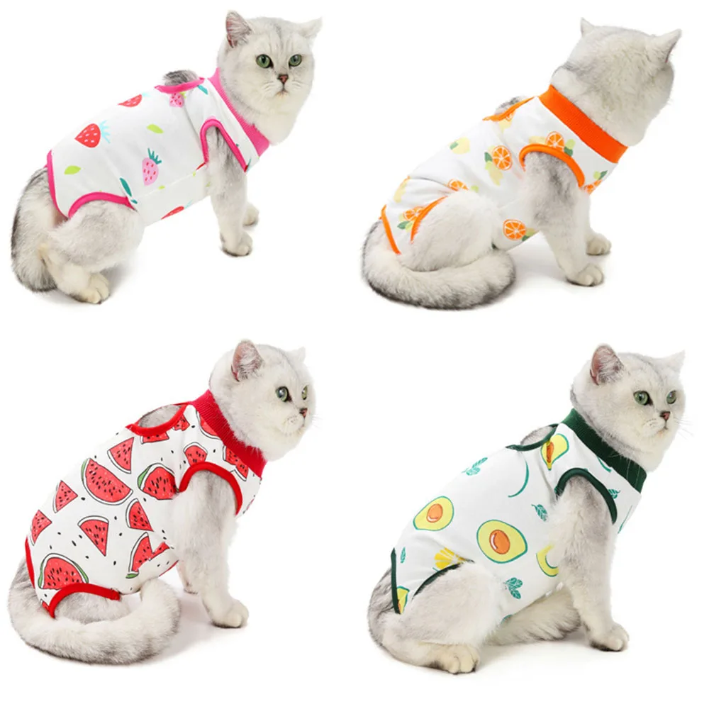 Abdominal Skin Anti-Licking Pajamas Pet Clothing - PeticaDeals