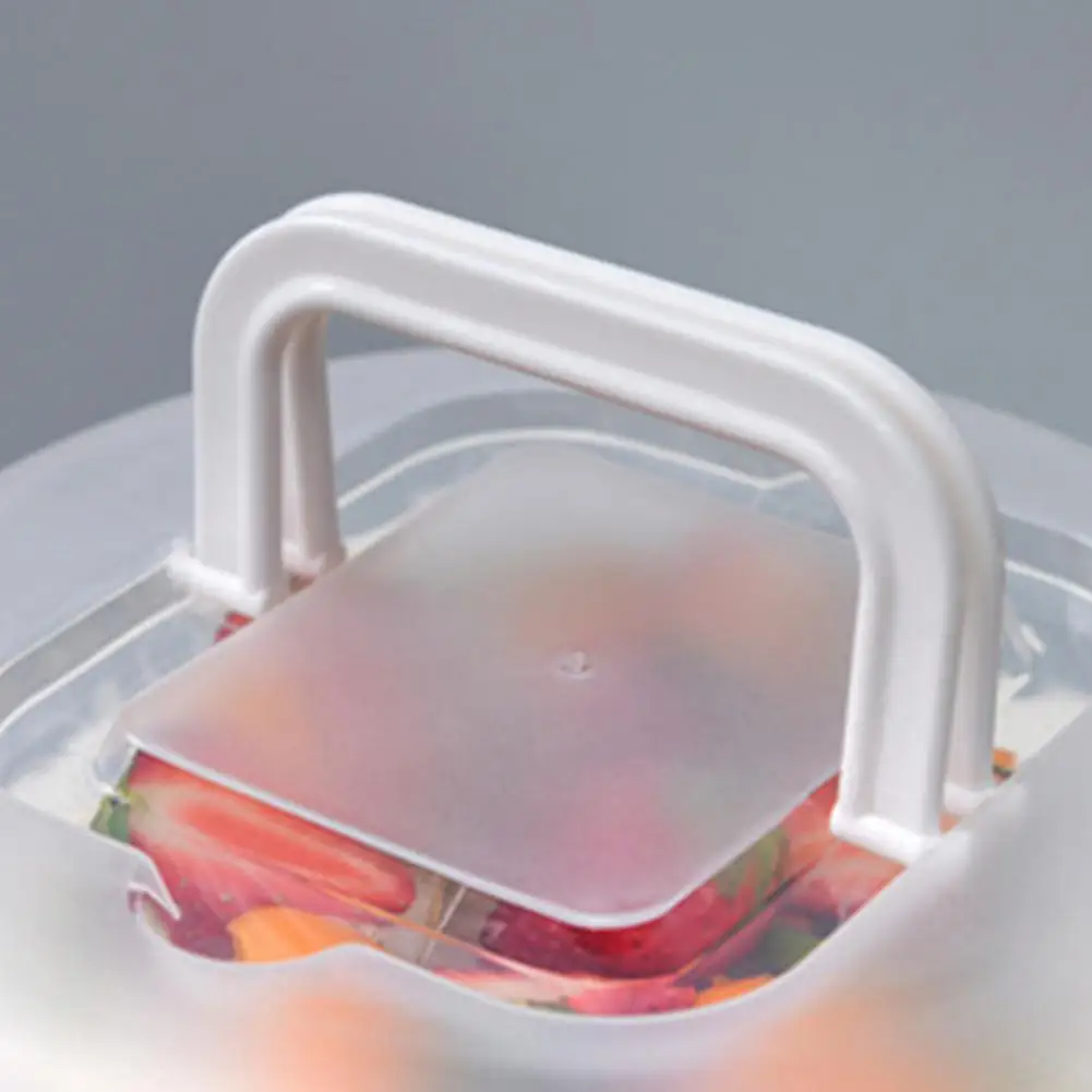 Cake Box Plastic Cake Carrier With Secure Locking Buckles Food Packaging Box For Pies Cookies Two Sided Cupcake Party Gift Tool