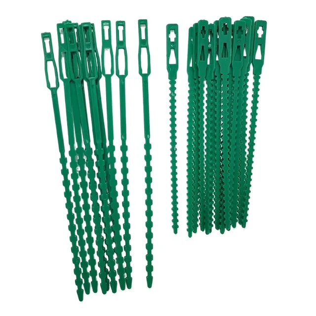 Újrafelhasználható 13,5/17,5 Cm Műanyag Növényi Tartó Klipek Bilincsek Növénytámogató Cserjék Rögzítőfa Reteszelő Nylon Állítható - Image 5
