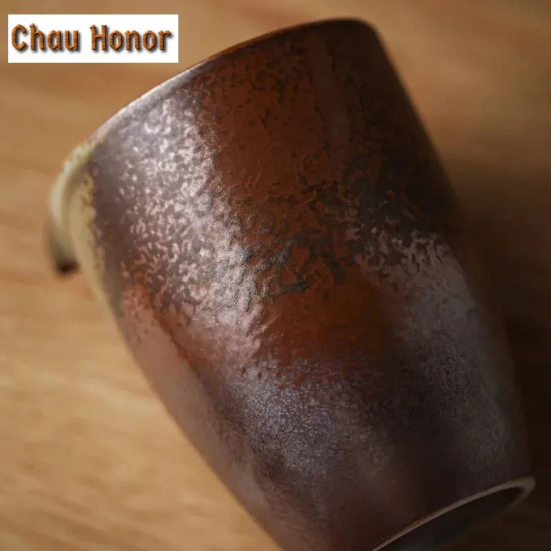 200ml Handmade Firewood Fair Cup Thick Tire Ceramic Tea Pitcher Japanese Divider Tea Chahai Kungfu Tea Pitcher Tea Ceremony