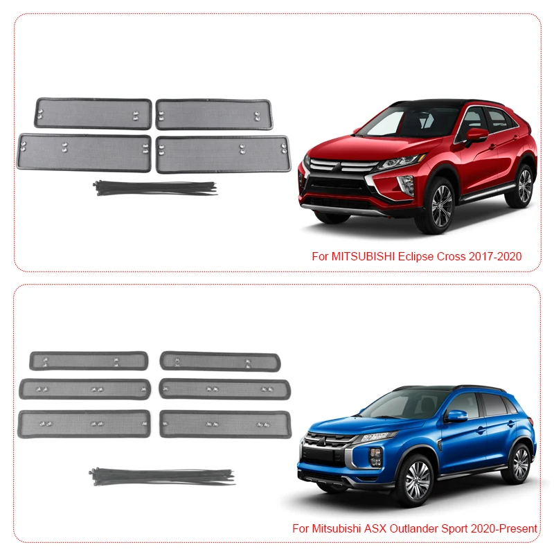 Stainless Steel Car Insect Screening Mesh Front Grille Insert Net For  Mitsubishi ASX Outlander Sport Eclipse Cross 2017-2025 - AliExpress