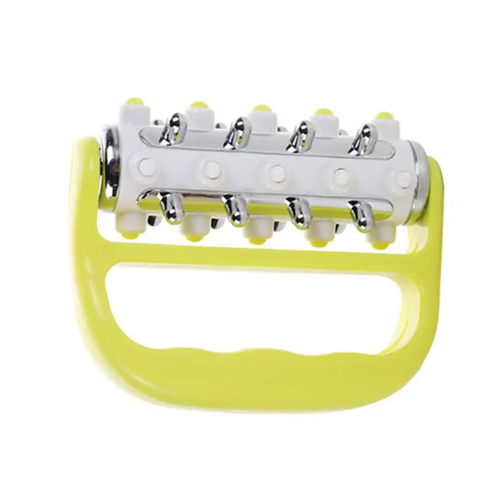 Massage Roller Electroplated Roller Massager Portable Handheld Anti Relief Blasting Massage Roller Muscle Massage Fascia Massager
