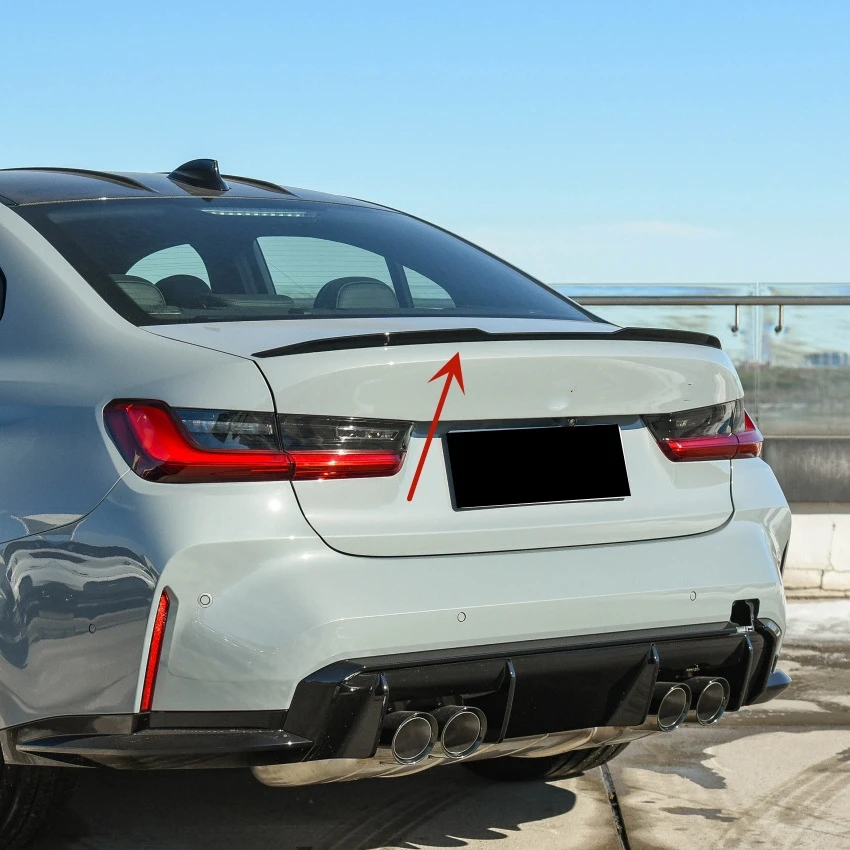 Rear Wing Tail Fixed Wings Spoiler Car Trunk Roof Lid Spoiler For BMW 3 Series G20 320i 325i 330i M3 car rear wing spoiler car roof spoiler