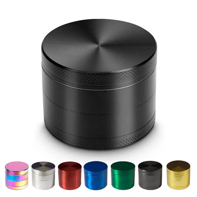 Cigarette Grinder nut spice grinder herb grinder herb spice grinder Zinc Alloy Four Flat Shredder Manual