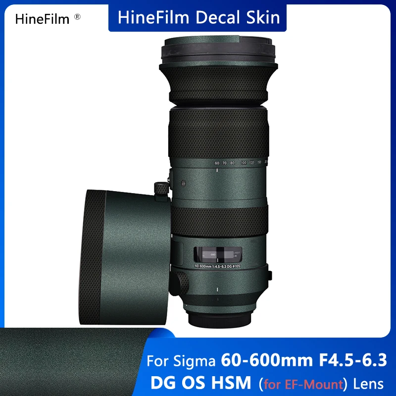 

Для Sigma 60 600 EF Mount наклейка на рассеиватель Decal Skin For Sigma 60-600 мм F4.5-6.3 DG DN OS Sports Lens Premium Skin Wrap Cover Film