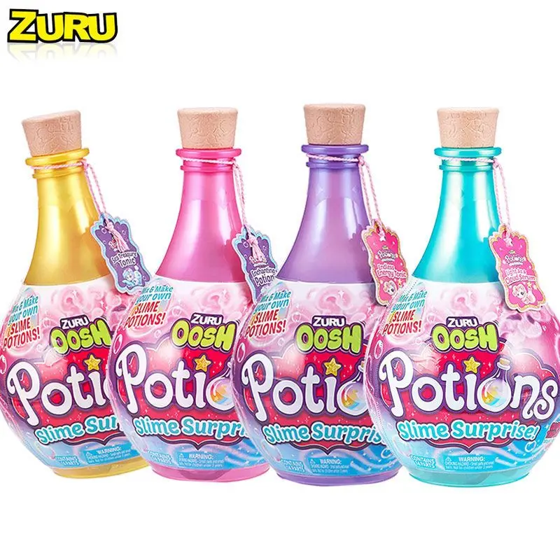 

ZURU Blind Box Toys Soft Music Surprise Magic Bottle Gift Box DIY Making Decompression Crystal Colored Mud Girl Toy