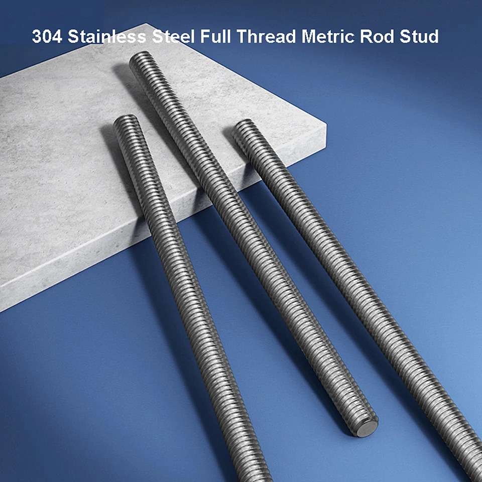M3 M4 M5 304 Pernos De Barra De Varilla Totalmente Roscada De Acero Inoxidable Longitud De Varilla De Tornillo De Alambre De Rosca Completa 16 20 25 30 35 40 45 50 55 60-300 Mm - AliExprs