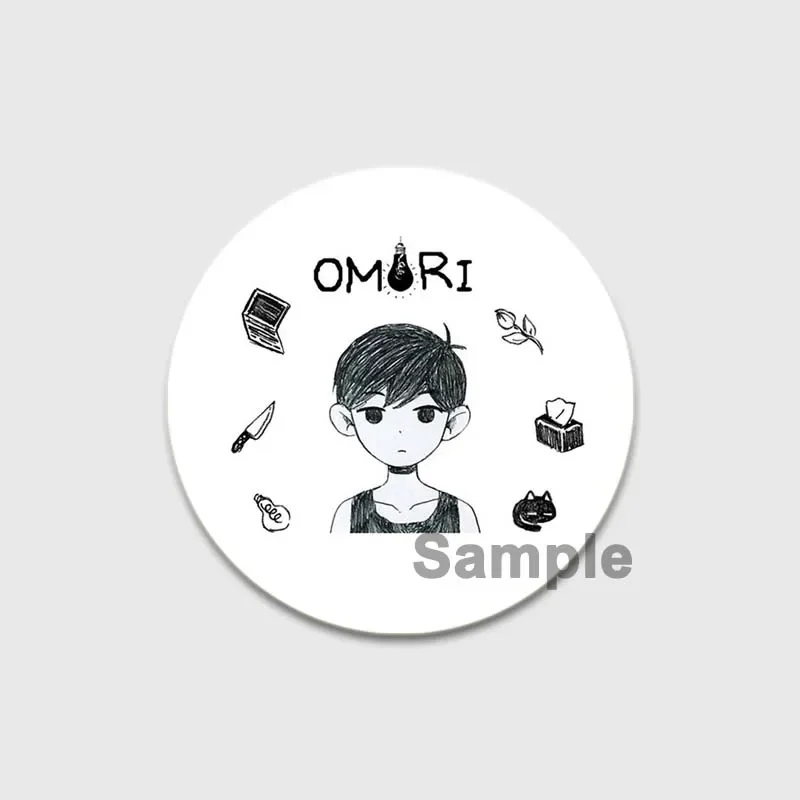 thumbnail image 1 of Broche de hojalata Omori Sunny y Mewo, ropa creativa, mochila, accesorios de joyería, botones redondos divertidos de dibujos animados, insignia de esmalte, 1 of 5